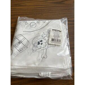 Oriental Trading Co. Color Your Own Pirate Bandanas set of 12 NET